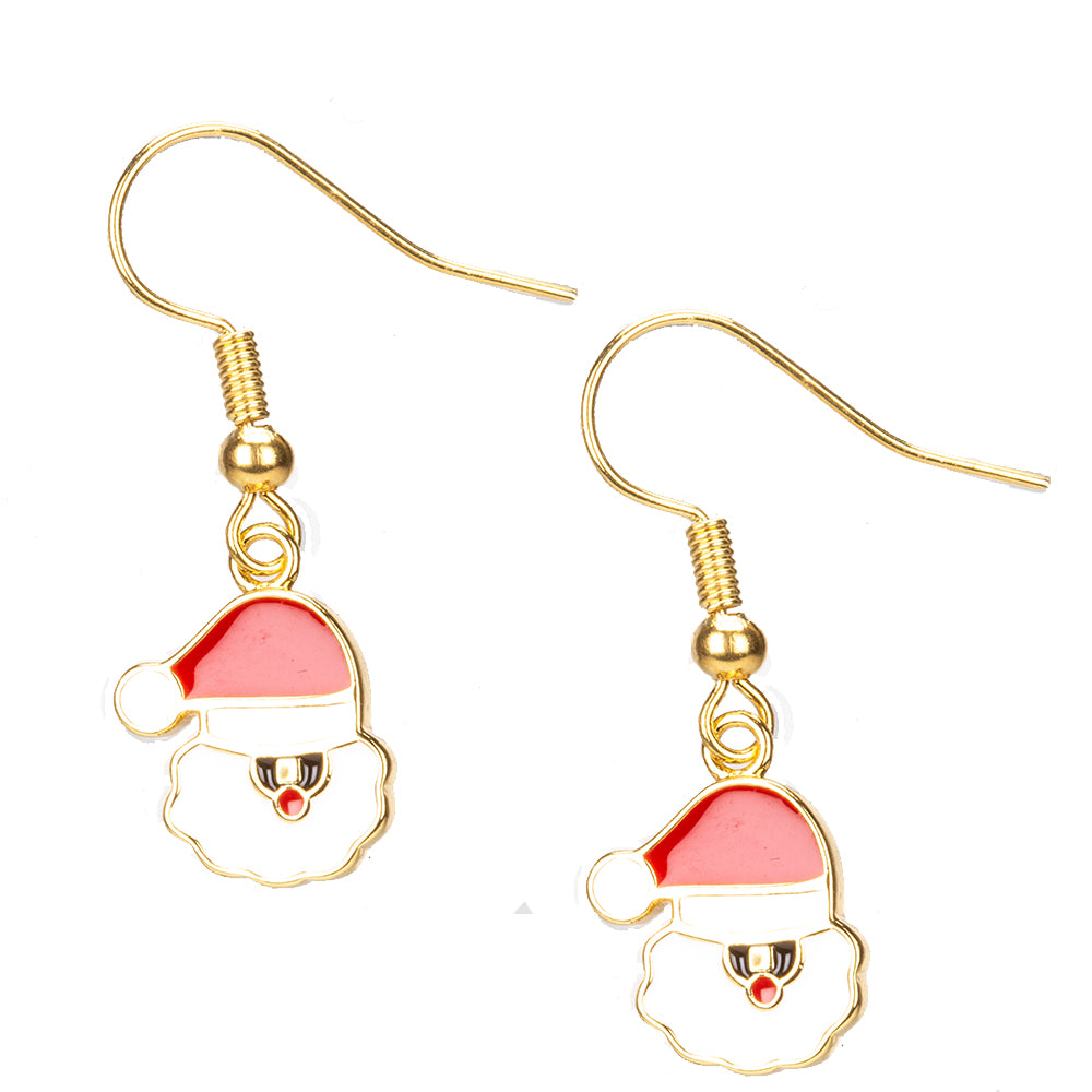 Conjunto de Aleación Bañado en Oro con Cristal Emporia® Rojo ( Collar +Pendientes +Colgante )