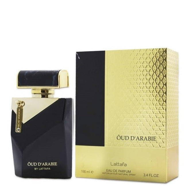 100 ml Eau de Parfum Oud D`Arabie, fragancia picante de vainilla, unisex