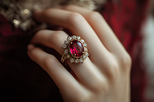 El anillo de rubí: la joya de plata con imán para los hombres que atrapa todas las miradas - Gran Joyeria