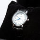 Reloj de Aleación Bañado en Oro con Cristal Emporia® Blanco