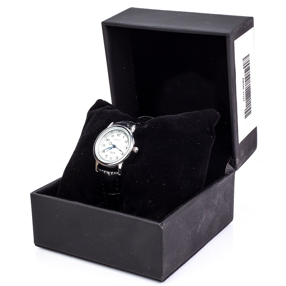 Reloj de Aleación Bañado en Oro con Cristal Emporia® Blanco 7 