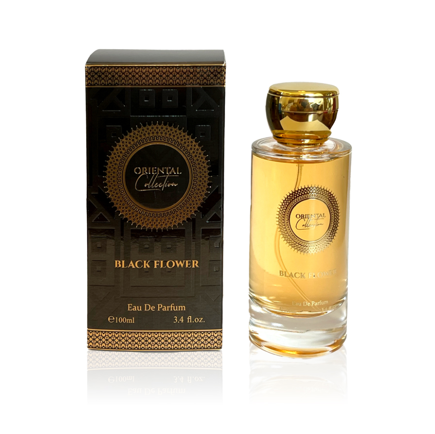 BLACK FLOWER 100ml EDP Fragancia unisex, sensual, dulce, retadora 1 