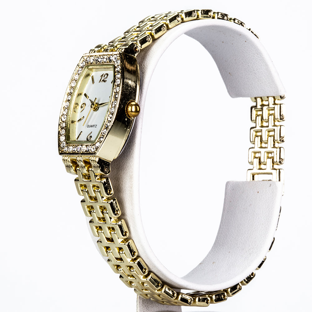 Conjunto de Aleación Bañado en Oro con Cristal Emporia® Blanco ( Pulsera ) 3 