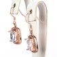 Conjunto de Aleación Bañado en Oro con Cristal Emporia® Blanco ( Collar +Pendientes +Anillo )