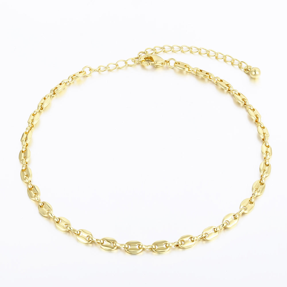 Pulsera de Aleación Bañado en Oro 1 