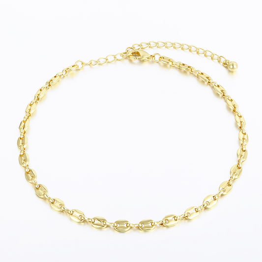 Pulsera de Aleación Bañado en Oro