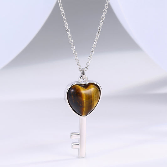 Collar de Aleación Bañado en Oro con Cristal Emporia® Marrón