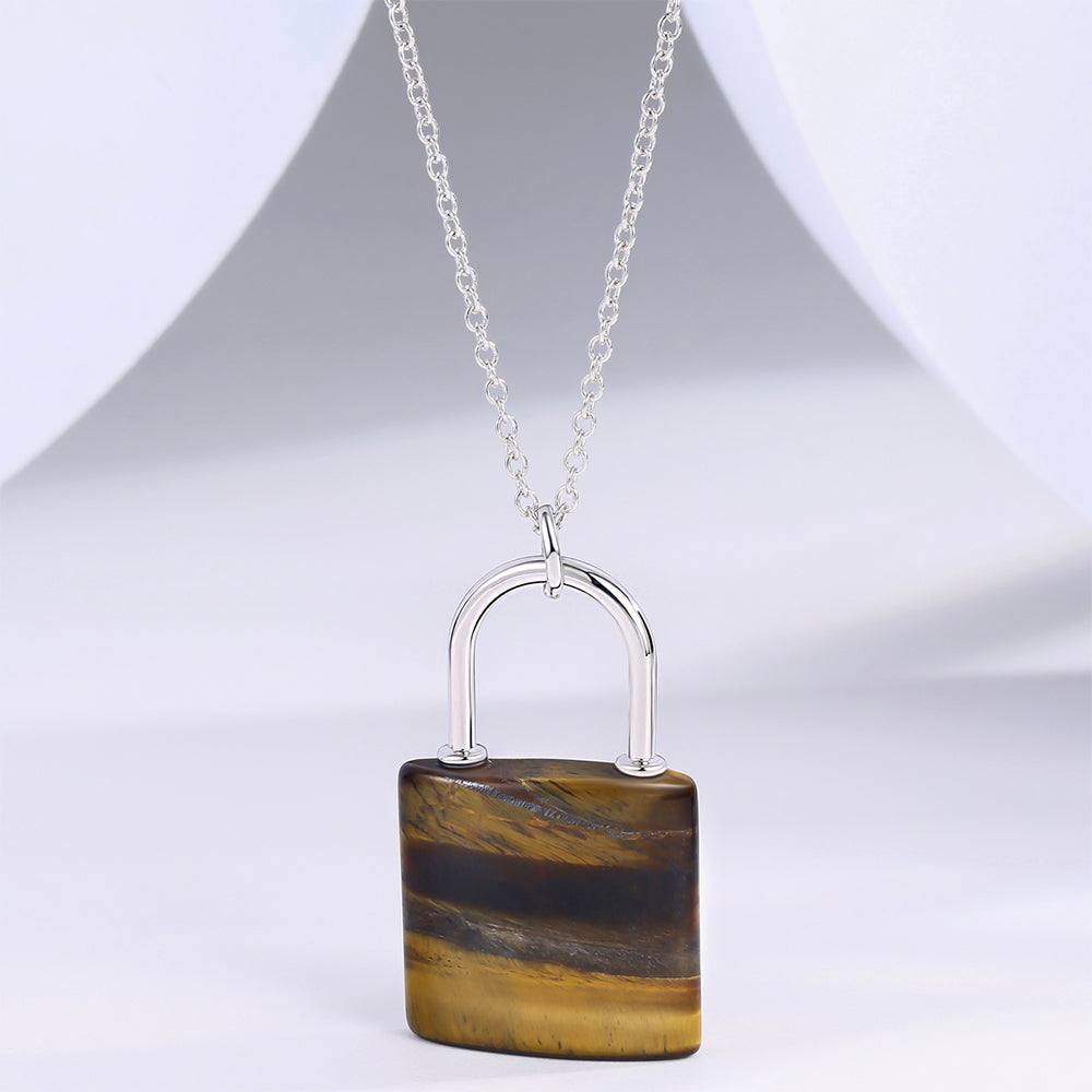 Collar de Aleación Bañado en Oro con Cristal Emporia® Marrón 1 