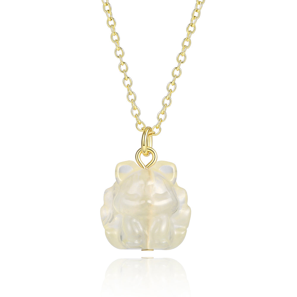 Collar de Aleación Bañado en Oro con Cristal Emporia® Blanco 1 