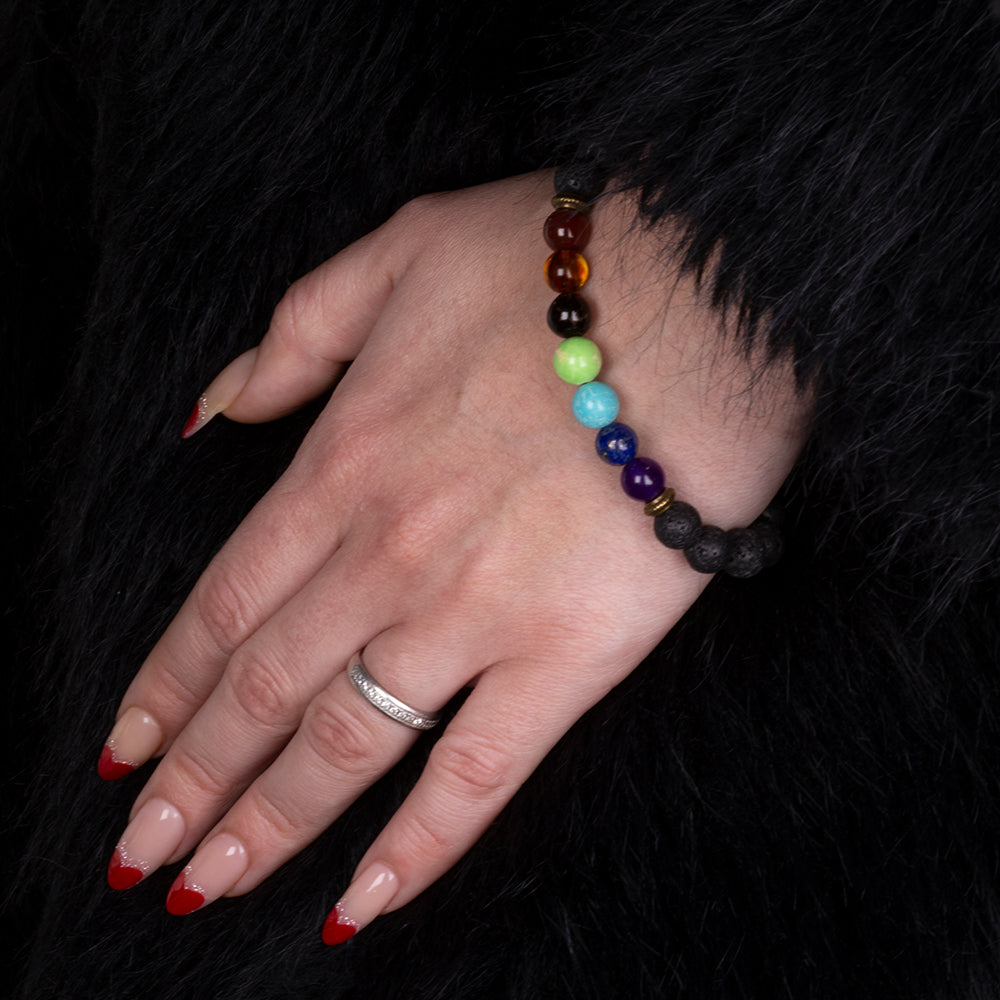 Pulsera Pepita con Ágata Roja y Ojo de Tigre 2 