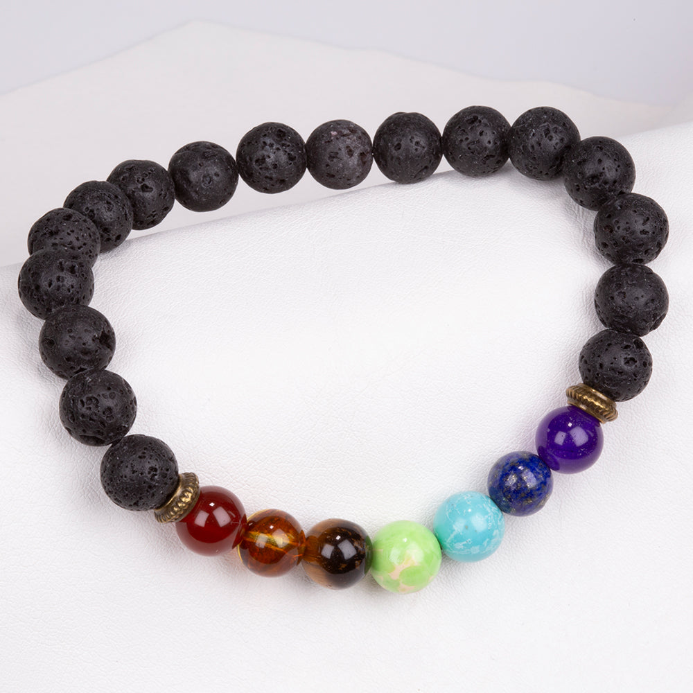 Pulsera Pepita con Ágata Roja y Ojo de Tigre