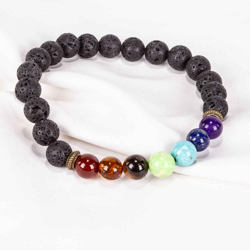 Pulsera Pepita con Ágata Roja y Ojo de Tigre