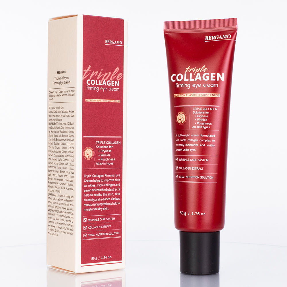 Crema para el contorno de ojos de firmeza de triple colágeno BERGAMO 4 