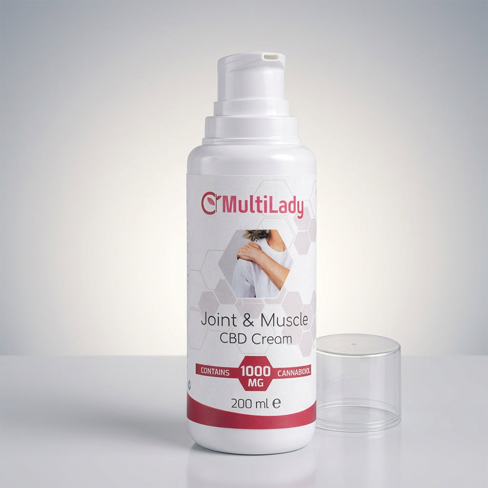 Crema para articulaciones y músculos MultiLady CBD 1000 mg – 200 ml