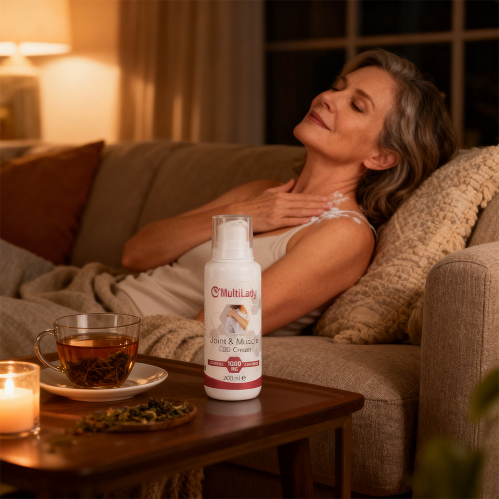 Crema para articulaciones y músculos MultiLady CBD 1000 mg – 200 ml