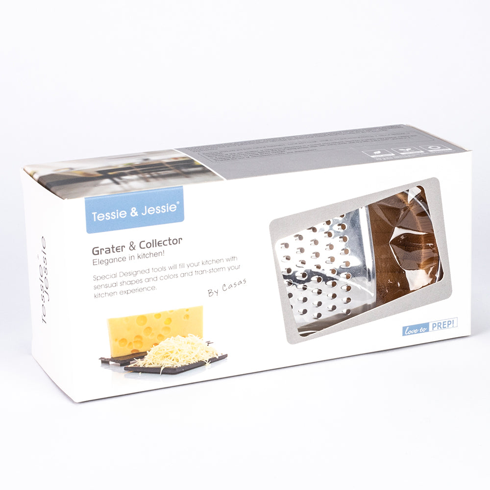 Rallador de especies con recipiente contenedor