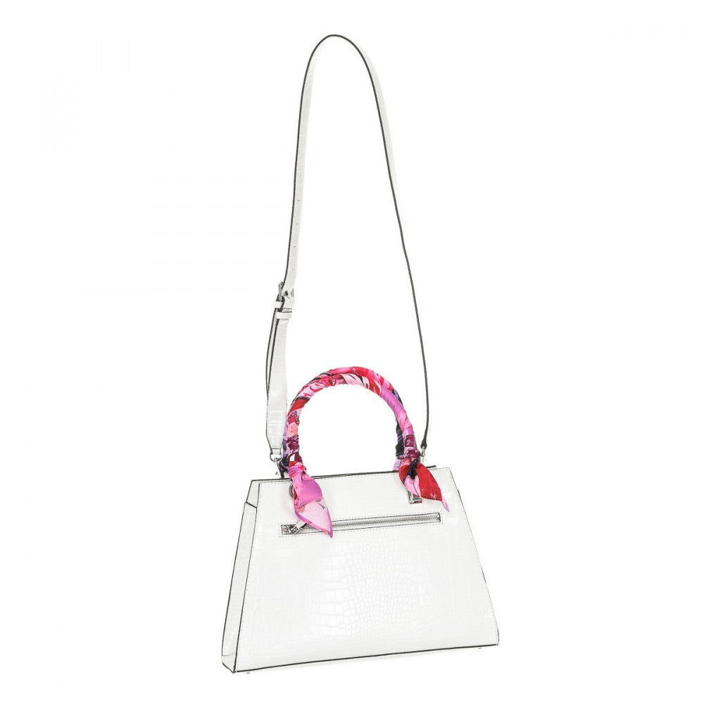 Bolso original de Guess, cuero ecológico, color: blanco 1 