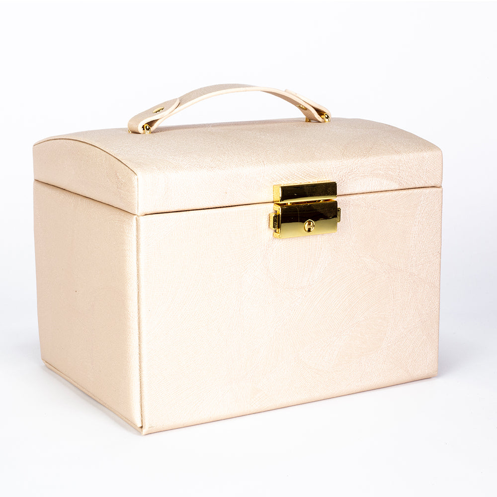 Joyero con espejo en color blanco 11 