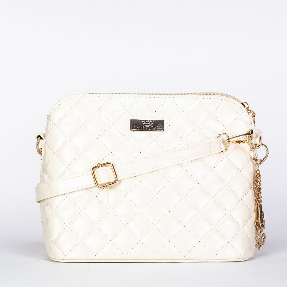 Colección de verano 2024 Emporia "Dicha brillante", set de bolsos de 5 piezas; blanco