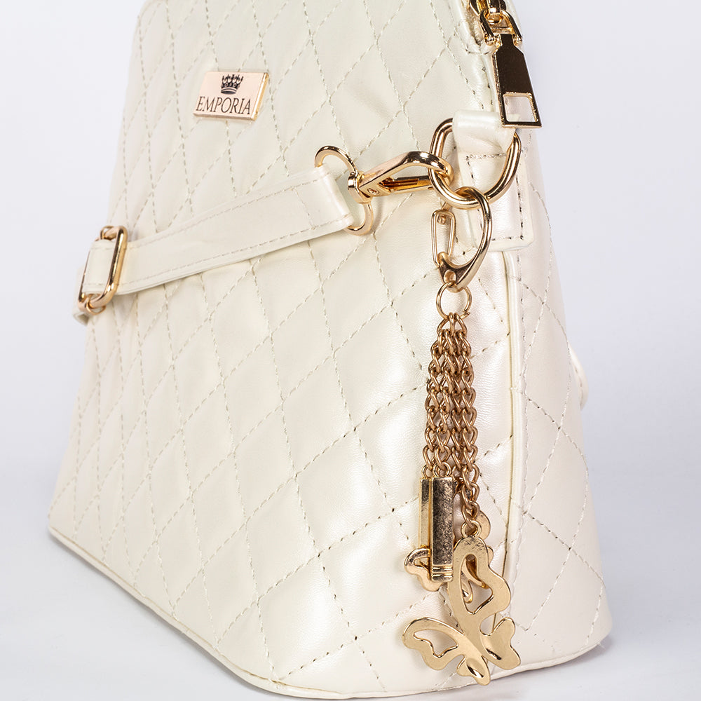 Colección de verano 2024 Emporia "Dicha brillante", set de bolsos de 5 piezas; blanco 10 