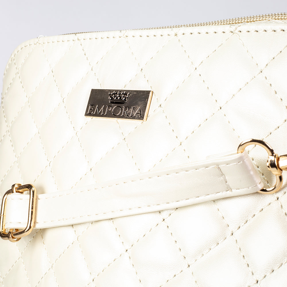 Colección de verano 2024 Emporia "Dicha brillante", set de bolsos de 5 piezas; blanco 13 