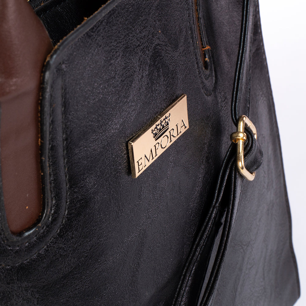 Colección de verano 2024 Emporia "SUSURRO NOIR", Set de 3 bolsos; negro