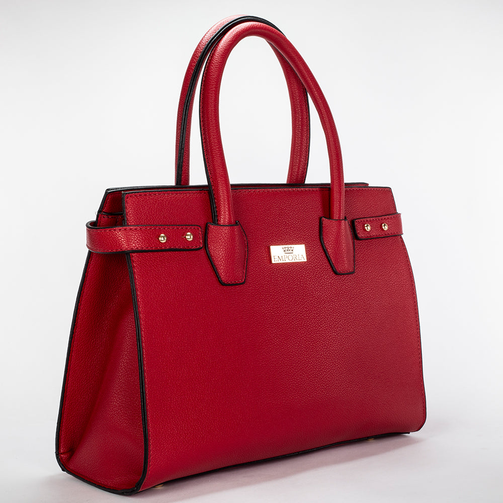 Colección Emporia de primavera 2025 - " Amanacer escarlata", Set de 3 bolsos; rojo 3 