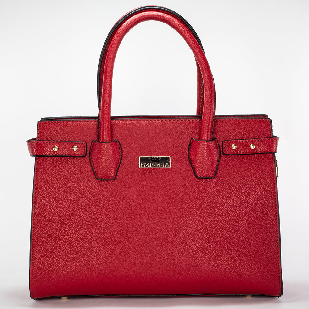 Colección Emporia de primavera 2025 - " Amanacer escarlata", Set de 3 bolsos; rojo 4 