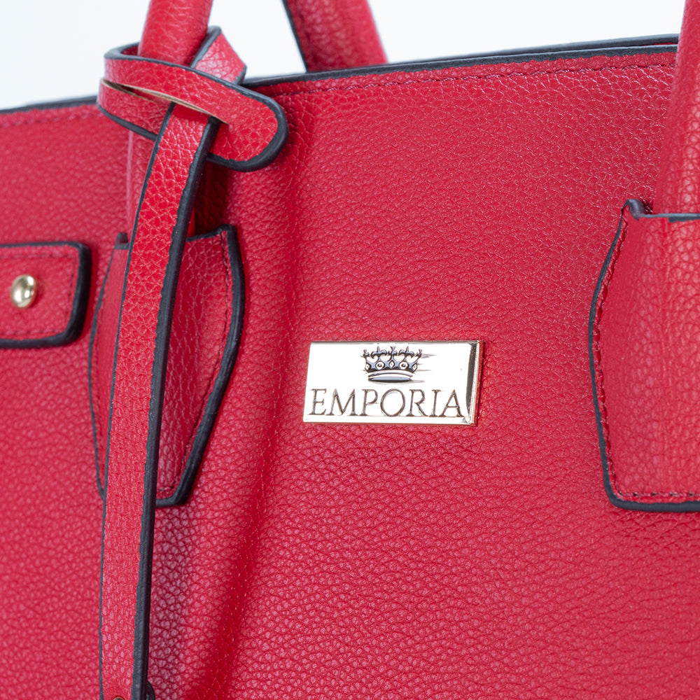 Colección Emporia de primavera 2025 - " Amanacer escarlata", Set de 3 bolsos; rojo 12 