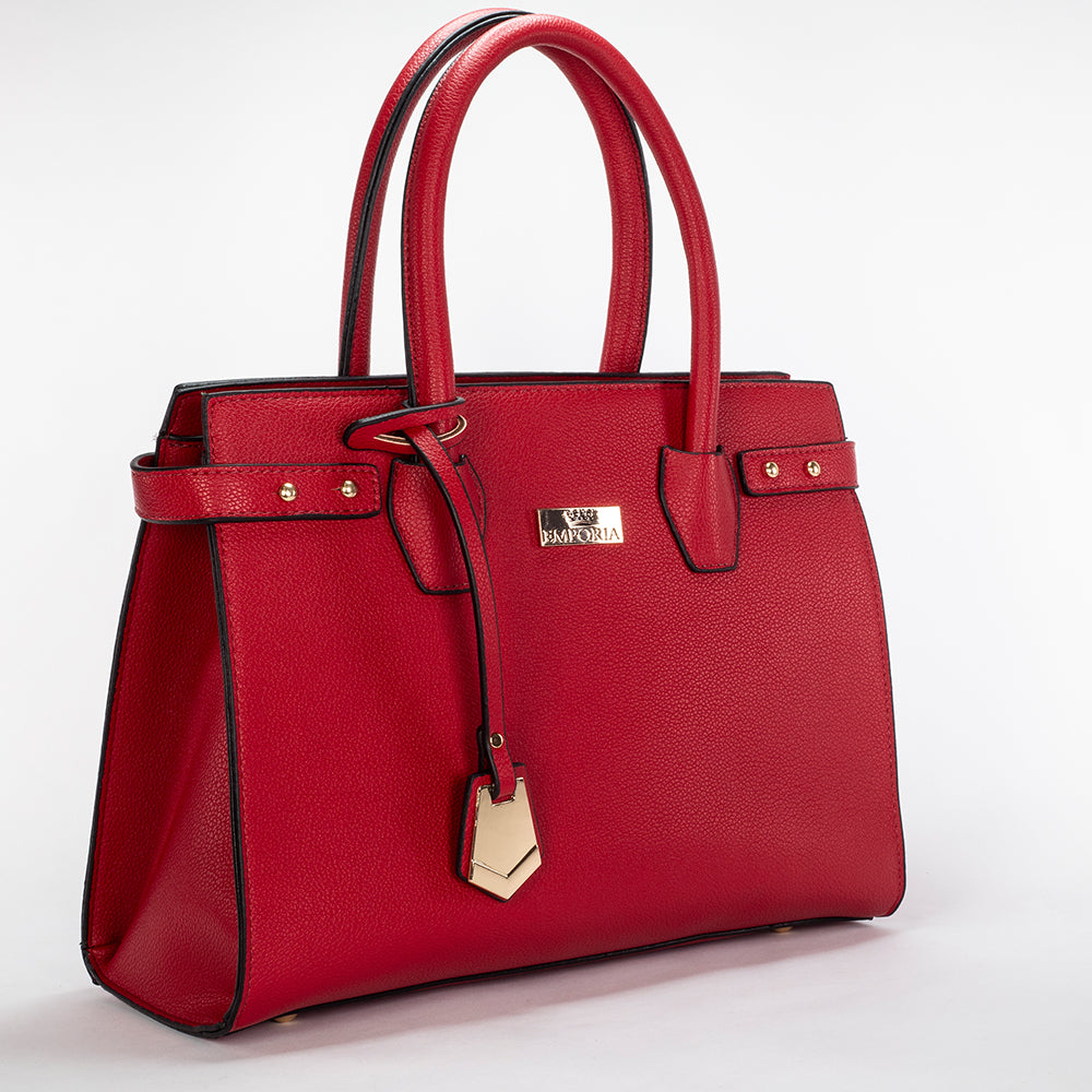 Colección Emporia de primavera 2025 - " Amanacer escarlata", Set de 3 bolsos; rojo 9 