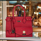 Colección Emporia de primavera 2025 - " Amanacer escarlata", Set de 3 bolsos; rojo