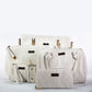 Colección Emporia de primavera 2025 - "Luna de marfil", Set de 6 bolsos: blanco