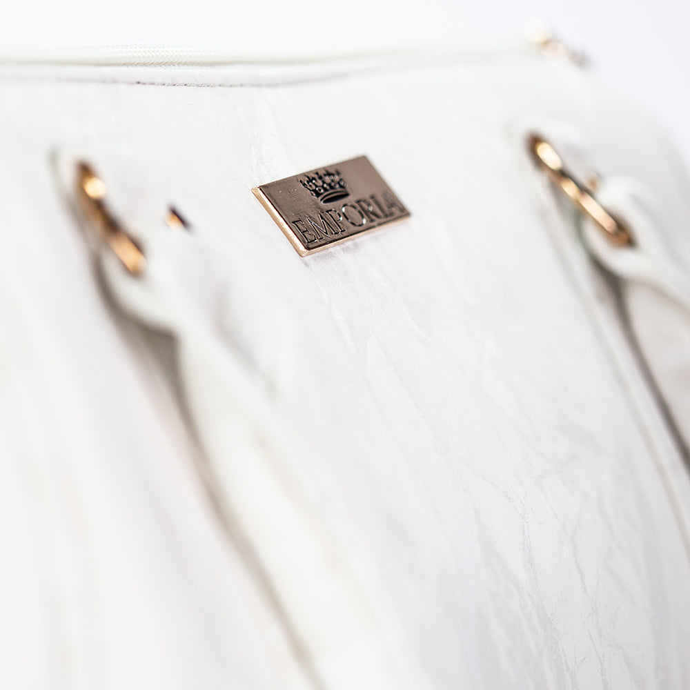 Colección Emporia de primavera 2025 - "Luna de marfil", Set de 6 bolsos: blanco 13 