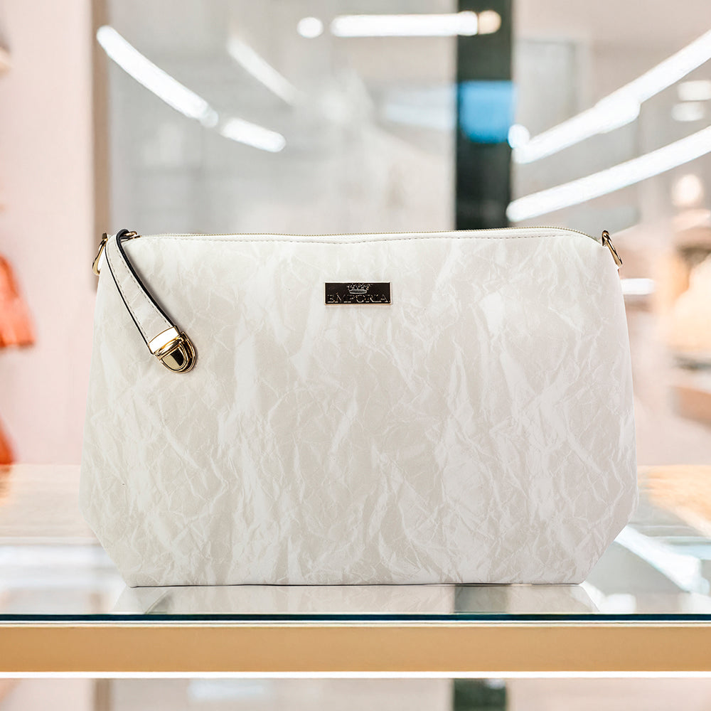 Colección Emporia de primavera 2025 - "Luna de marfil", Set de 6 bolsos: blanco 1 
