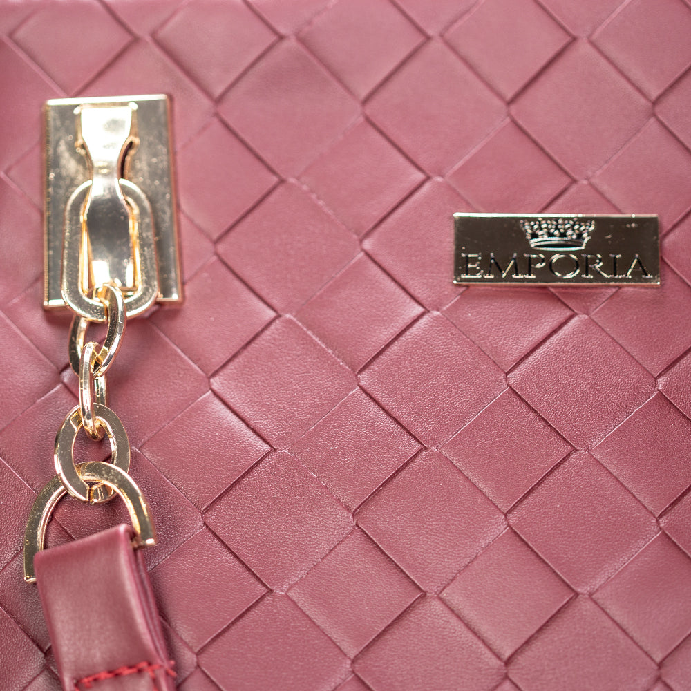 Colección Emporia de primavera 2025- " Orquídea roja", Set de 6 bolsos; red 2 