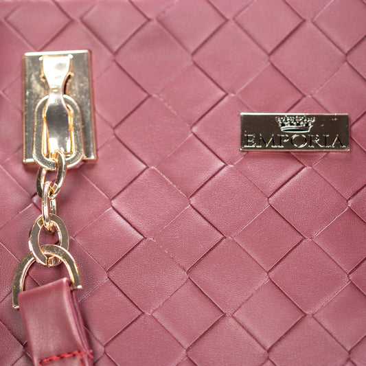 Colección Emporia de primavera 2025- " Orquídea roja", Set de 6 bolsos; red