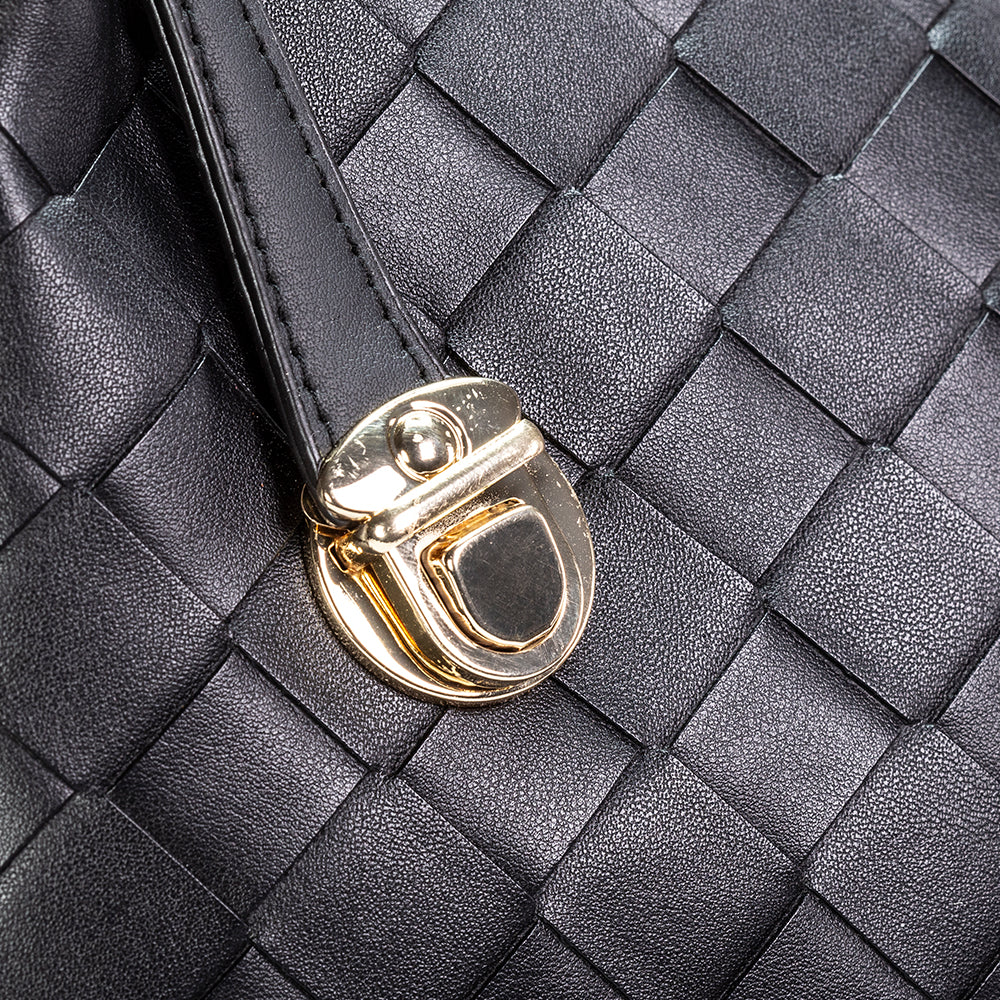 Colección Emporia de primavera 2025 - " Eclipse de ónix",Set de 6 bolsos; negro 2 