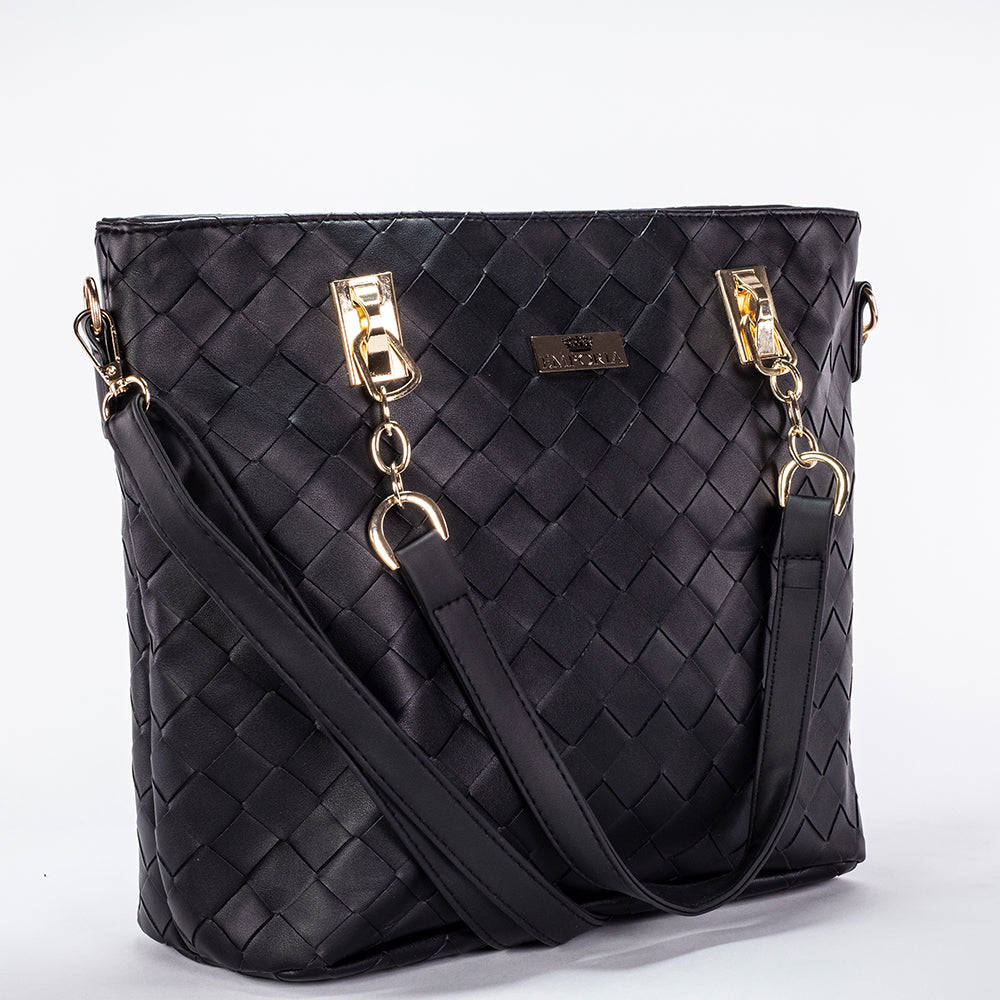 Colección Emporia de primavera 2025 - " Eclipse de ónix",Set de 6 bolsos; negro 13 