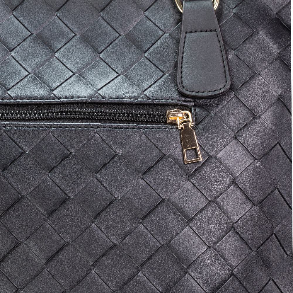 Colección Emporia de primavera 2025 - " Eclipse de ónix",Set de 6 bolsos; negro 16 