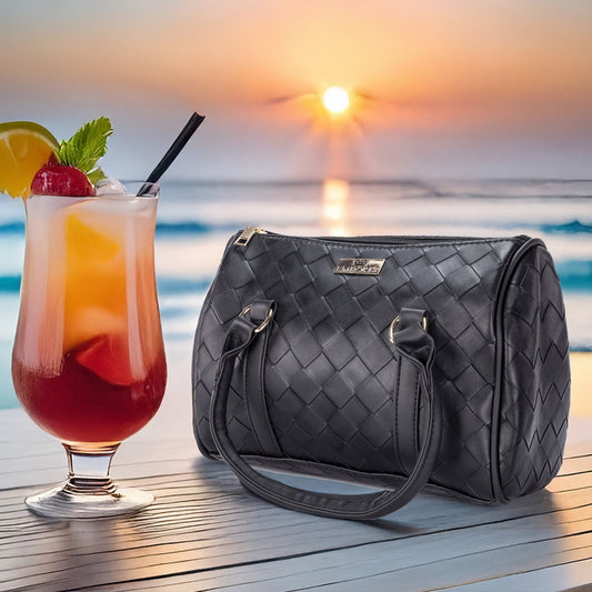 Colección Emporia de primavera 2025 - " Eclipse de ónix",Set de 6 bolsos; negro