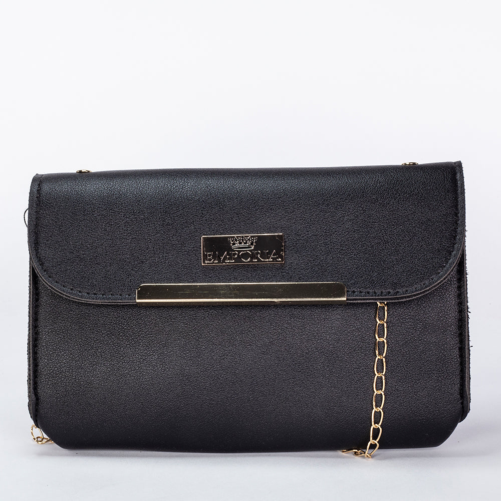 Colección Emporia de primavera 2025 - "Terciopelo oscuro", set de 3 bolsos; negro 7 