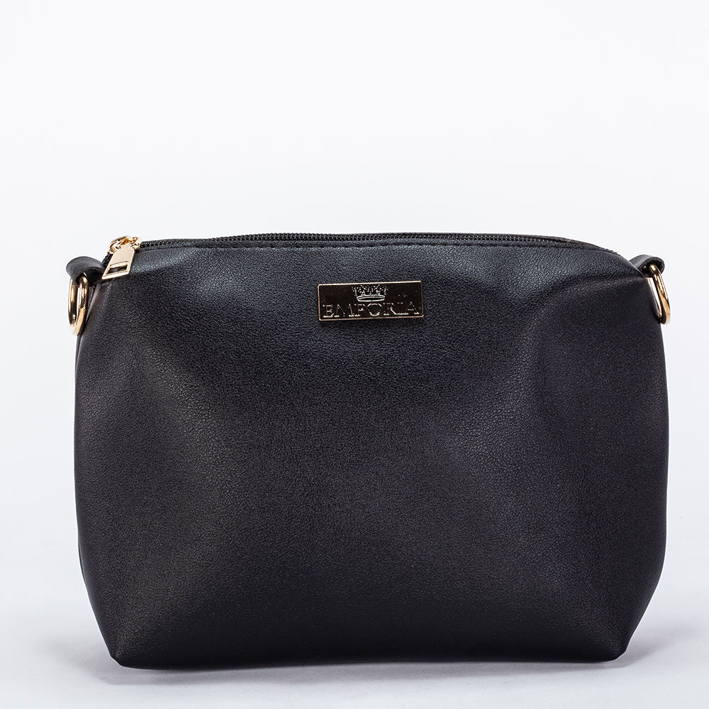 Colección Emporia de primavera 2025 - "Terciopelo oscuro", set de 3 bolsos; negro 9 