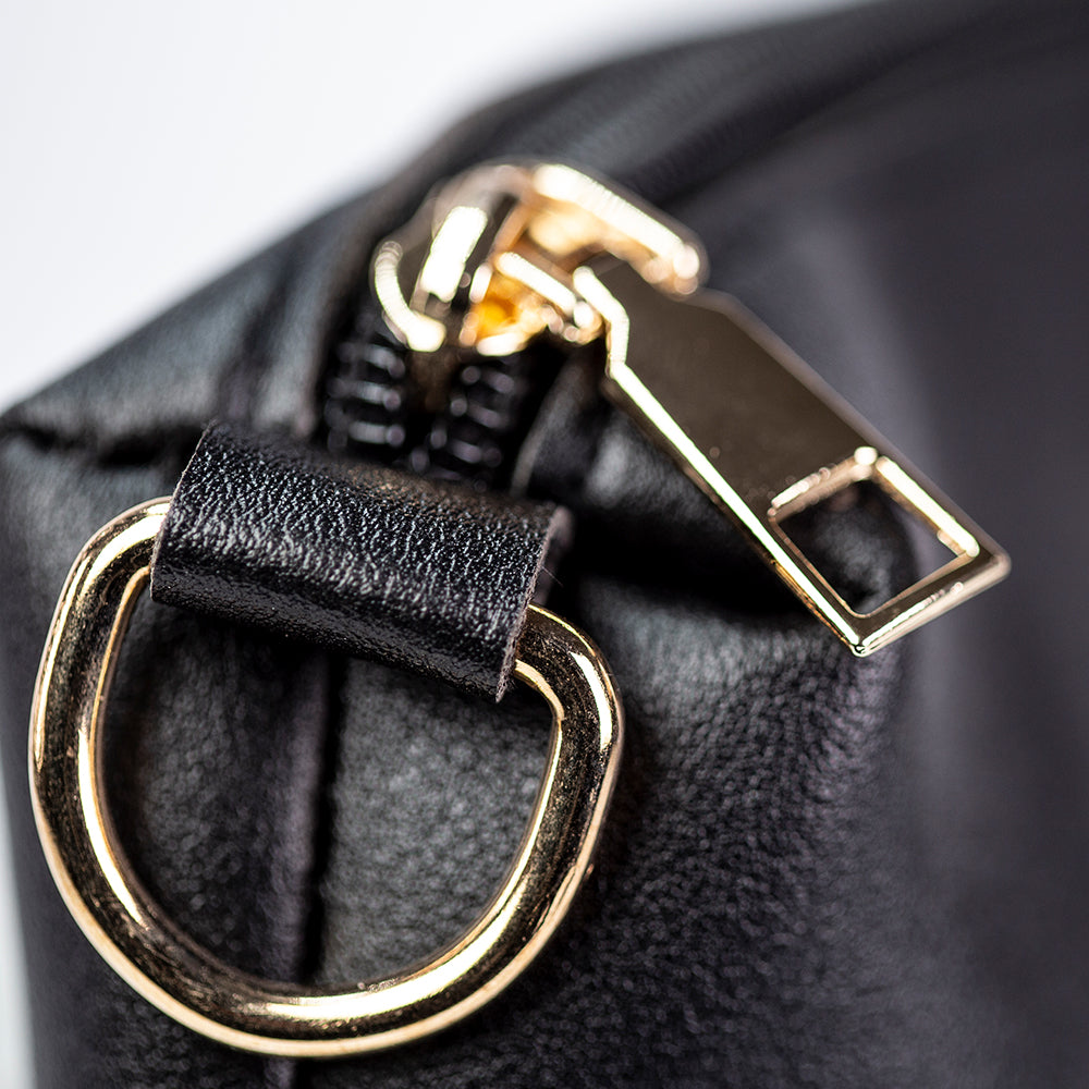 Colección Emporia de primavera 2025 - "Terciopelo oscuro", set de 3 bolsos; negro 14 
