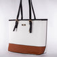 Colección Emporia de primavera 2025- " Luz de Luna moca", Set de 4 bolsos; blanco