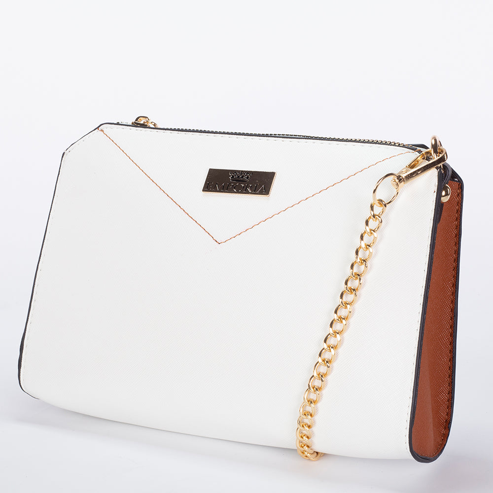 Colección Emporia de primavera 2025- " Luz de Luna moca", Set de 4 bolsos; blanco 16 
