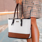 Colección Emporia de primavera 2025- " Luz de Luna moca", Set de 4 bolsos; blanco