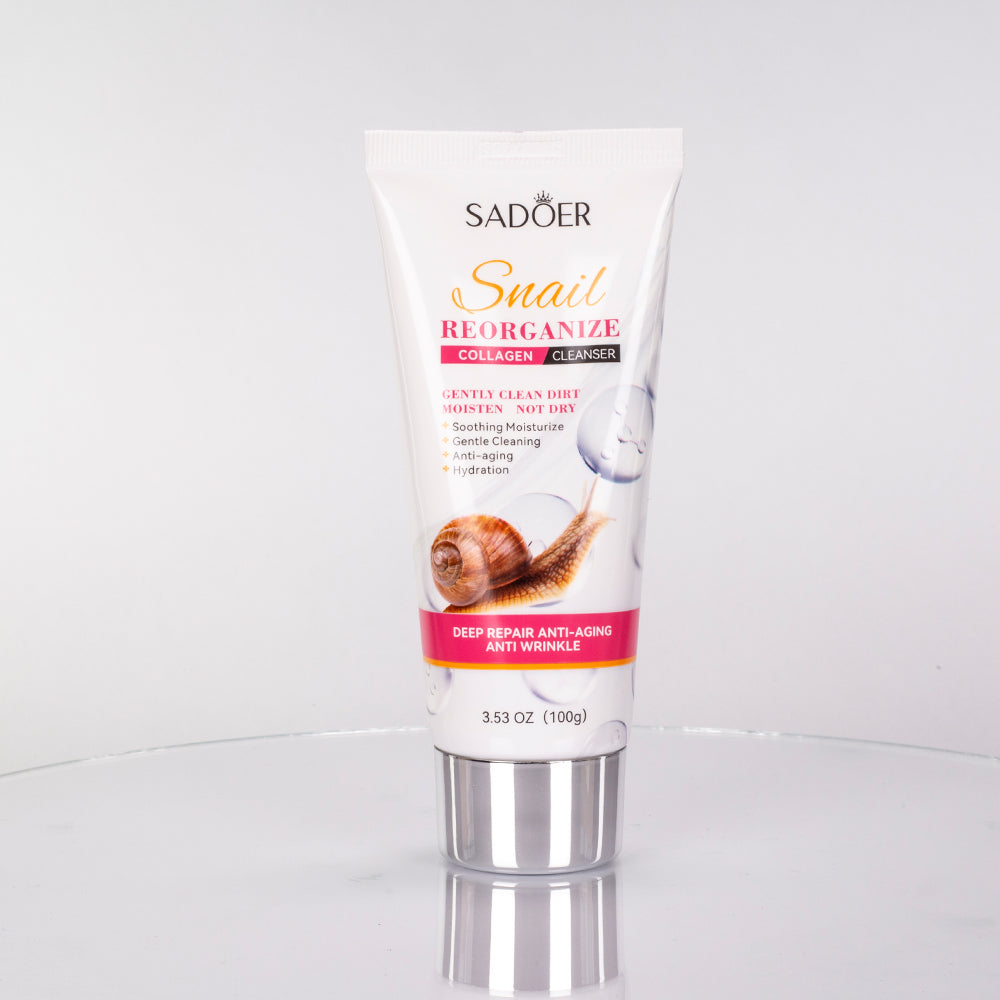 Set de cuidado facial de 6 piezas con colágeno y baba de caracol de SADOER 5 