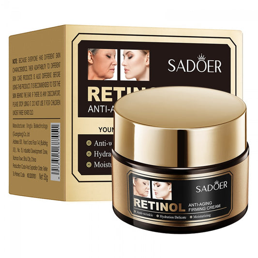 Crema facial reafirmante con retinol SADOER
