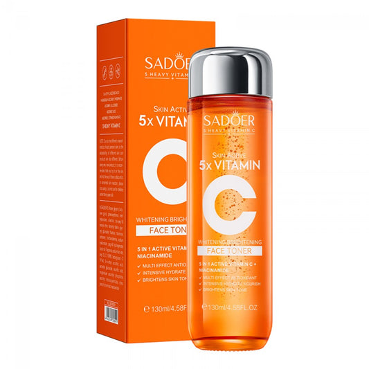 SADOER 5 tipos de tónicos faciales hidratantes y unificadores del tono de la piel con vitamina C