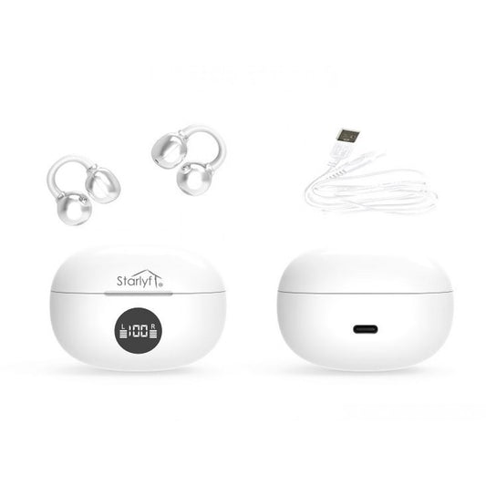 Auriculares inalámbricos Starlyf con clip: Auriculares inalámbricos con funciones de traducción y aumento de volumen.